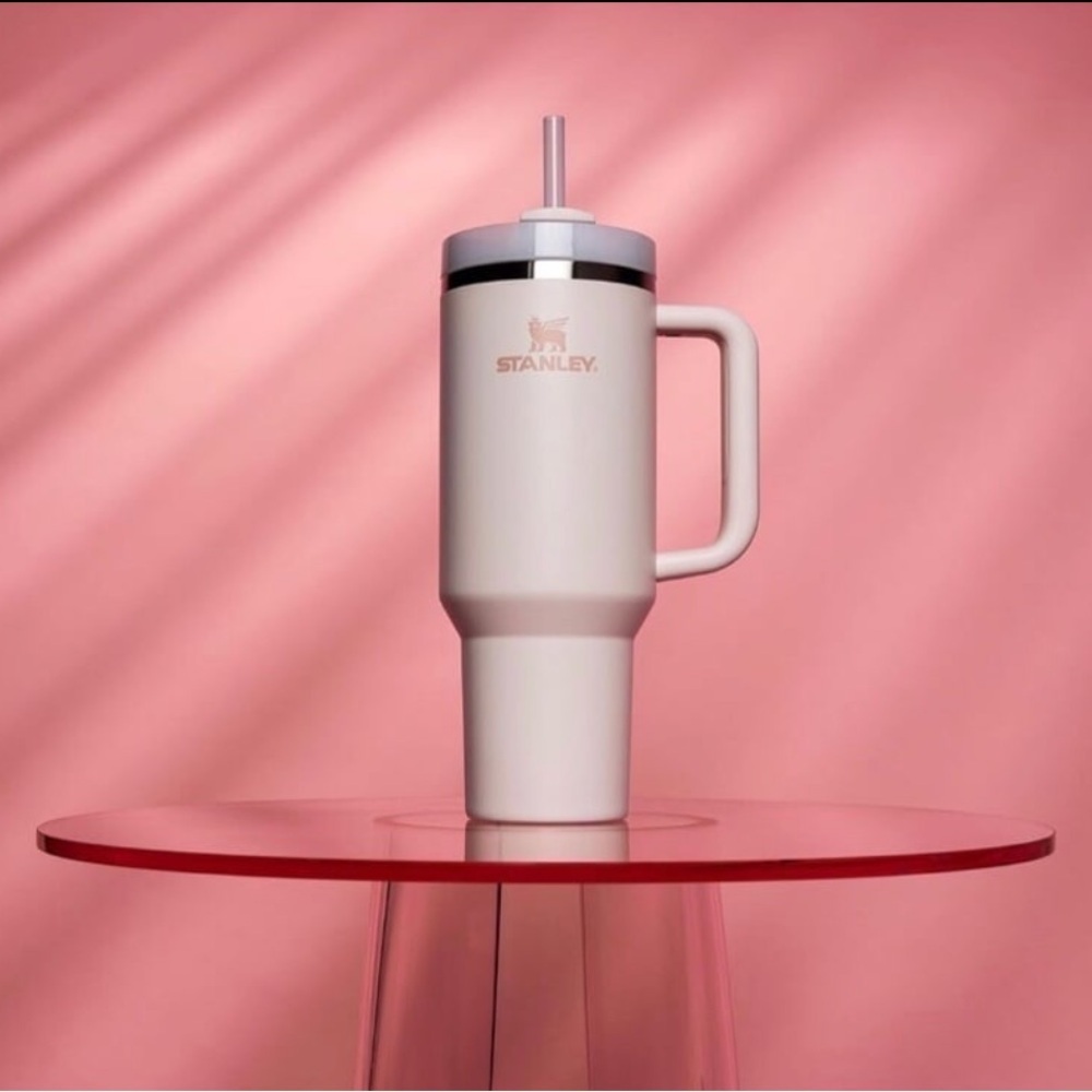 Stanley 40 oz Stainless Steel H2.0 Flowstate Quencher Tumbler - Rose Quartz